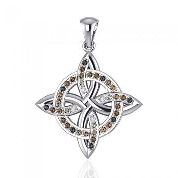 Celtic Four Point Knot Pendant TPD1808 - Jewelry